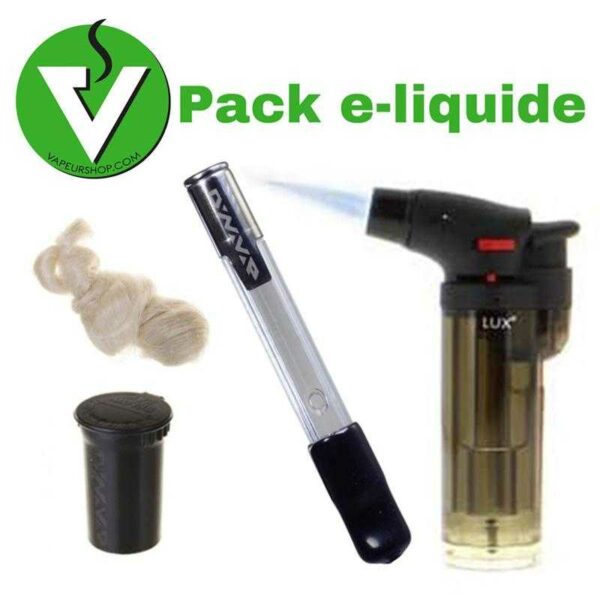 Pack Dynavap VapCap original verre pack e-liquide