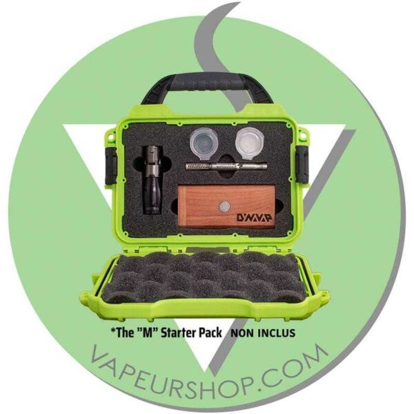 Dynavap Green Case Turtle rangement antichoc VapCap et accessoires VapeurShop