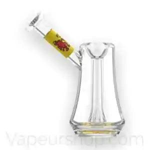 Bubbler verre Keith Haring Collection jaune