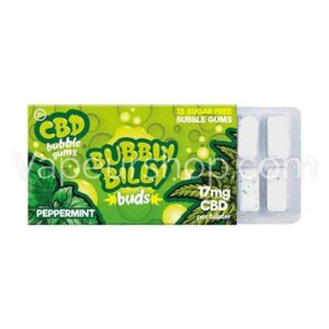 Bubble gums CBD 17mg Bubbly Billy Buds Menthe
