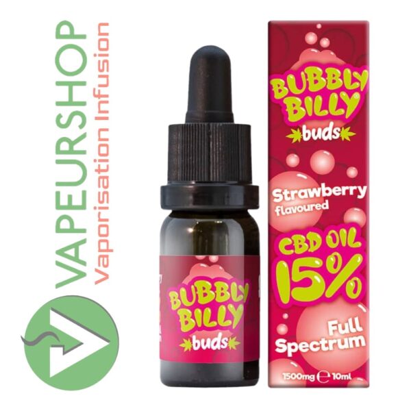 Huile CBD aromatisées Strawberry 15% spectre complet pas cher