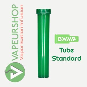 Tube de transport Dynavap Standard transparent vert