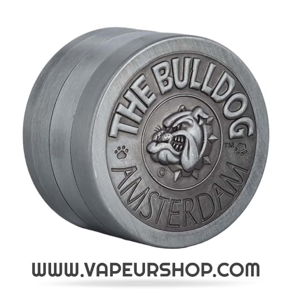 Grinder The Bulldog Amsterdam 50mm 4 parties moulin à herbes acier VapeurShop
