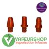 Pack Drip Tip pour vaporisateurs Dynavap par 3 en Cocobolo