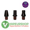 Pack Drip Tip pour vaporisateurs Dynavap par 3 en Grenadille