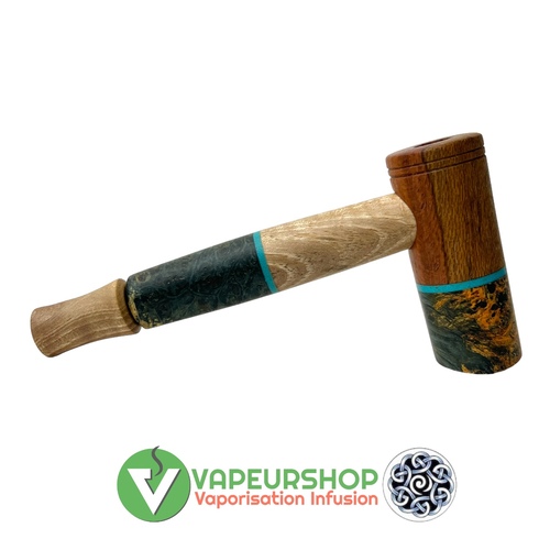 Combo pipe large Aezhennwood pour vaporisateur Dynavap bois précieux
