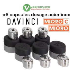 Capsules dosage Davinci Micro x6