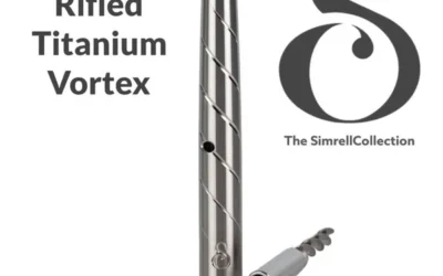The Rifled Titanium Vortex Simrell stem pour vaporisateur Dynavap
