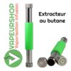 Extracteur de résine BHO au butane tube acier inoxydable