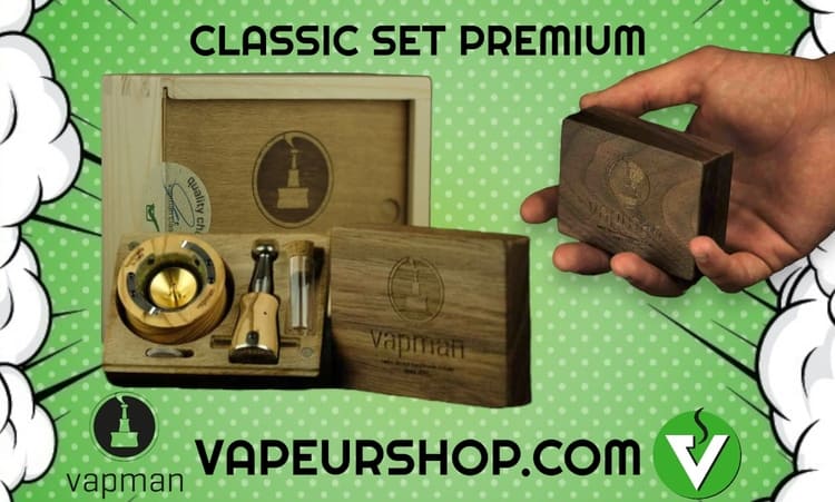 Vapman classic set premium kit vaporisateur vapman complet
