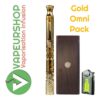 Gold omni pack Dynavap vaporisateur en titane couleur or