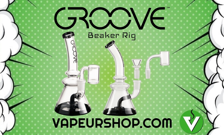 Groove Beaker rig bubbler pour dab détails