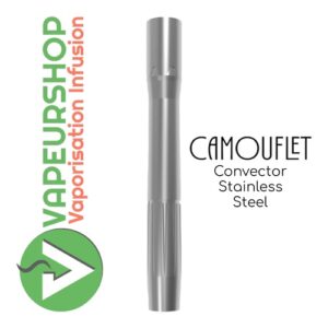Camouflet convector stainless steel vaporisateur à briquet acier inox