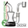Groove Hourglass Micro rig bubbler pour dab