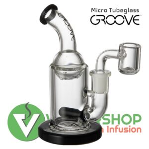 Groove Micro tubeglass rig bubbler pour dab