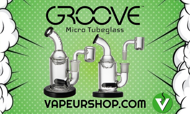 Groove Micro tubeglass rig bubbler pour dab