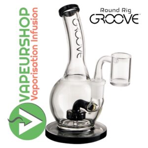 Groove Round rig bubbler pour dab