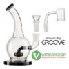 Groove Round rig bubbler pour dab