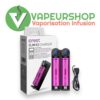 Chargeur de piles slim K2 EFEST pour piles batteries