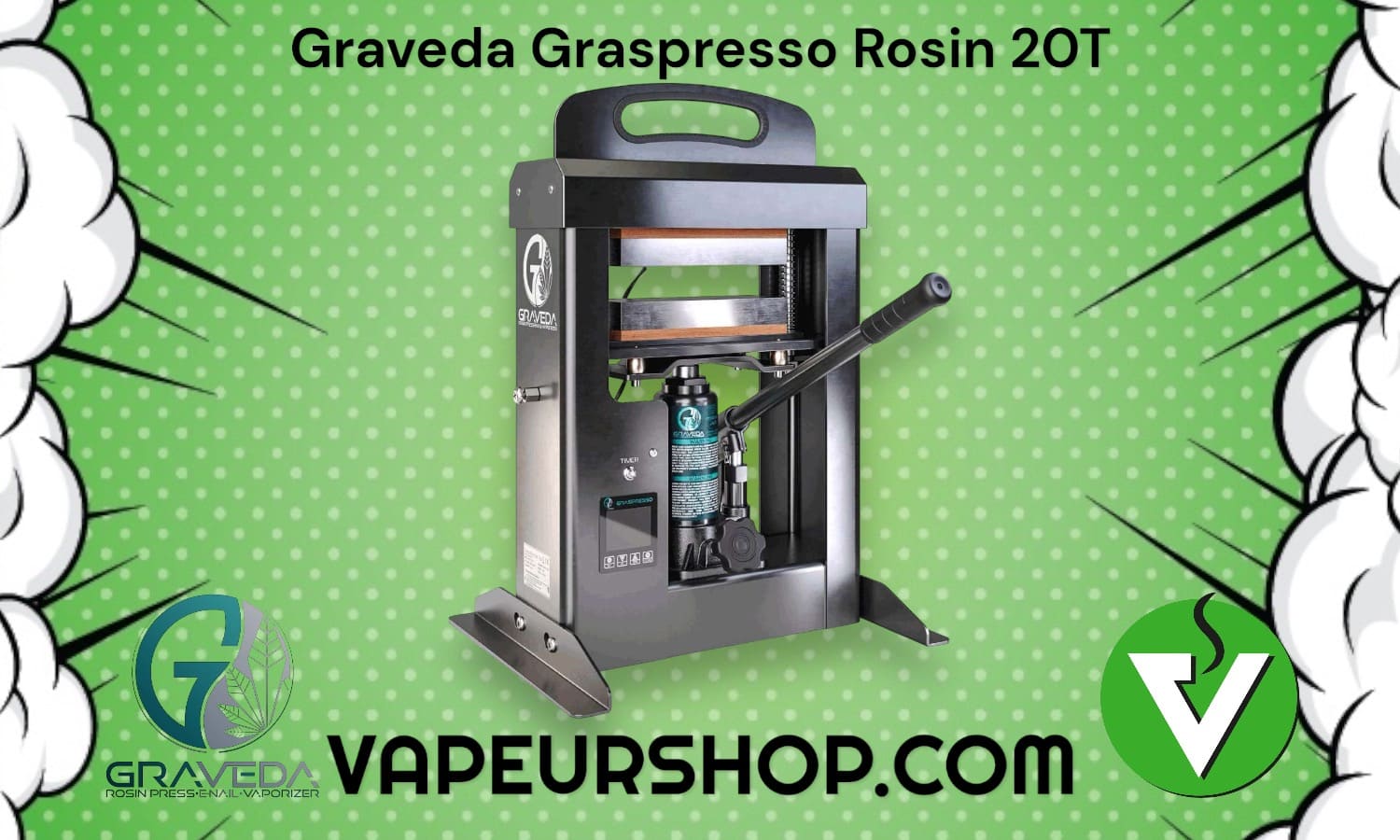 Presse Graveda Graspresso 20T Colophane, Rosin