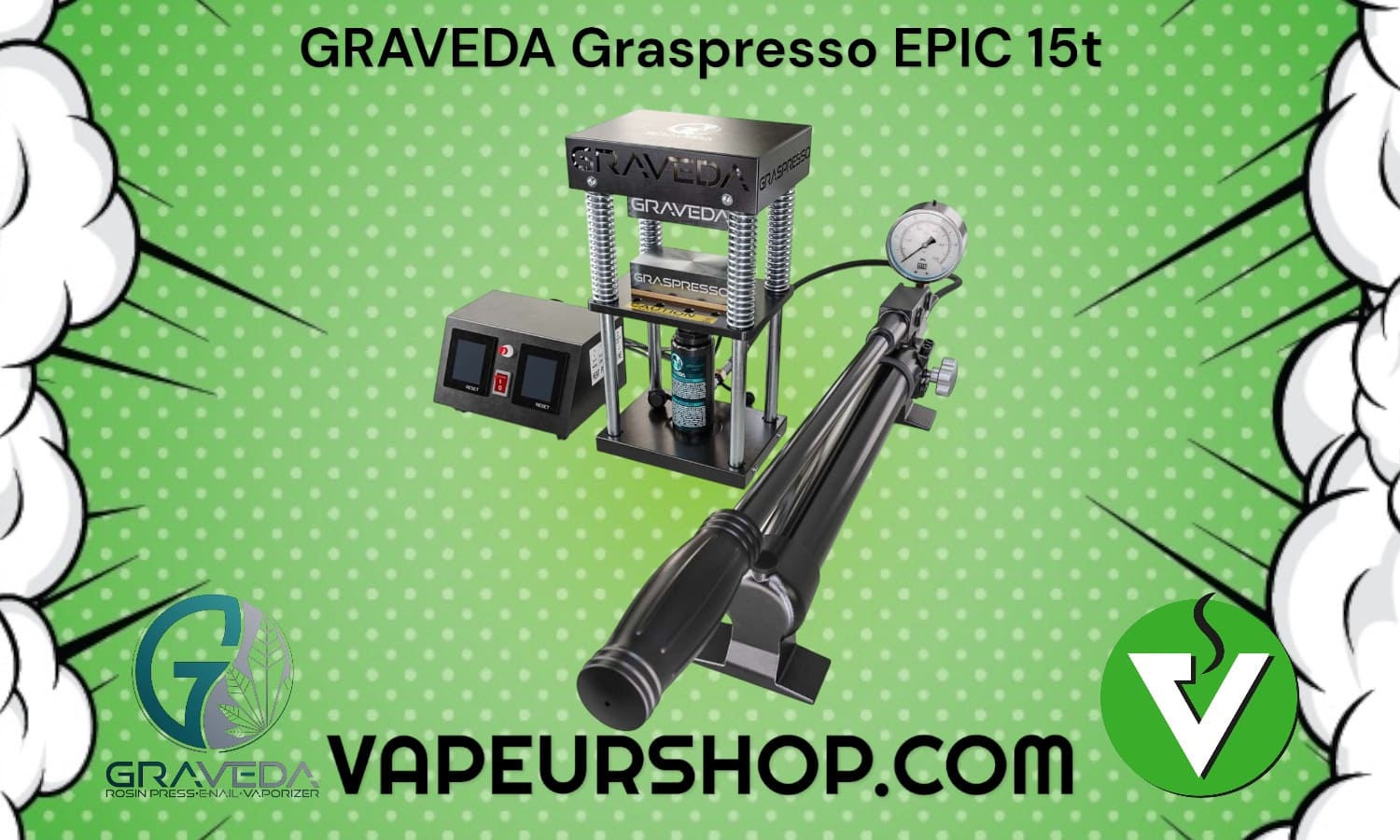 Presse Graveda Graspresso Epic 15 tonnes