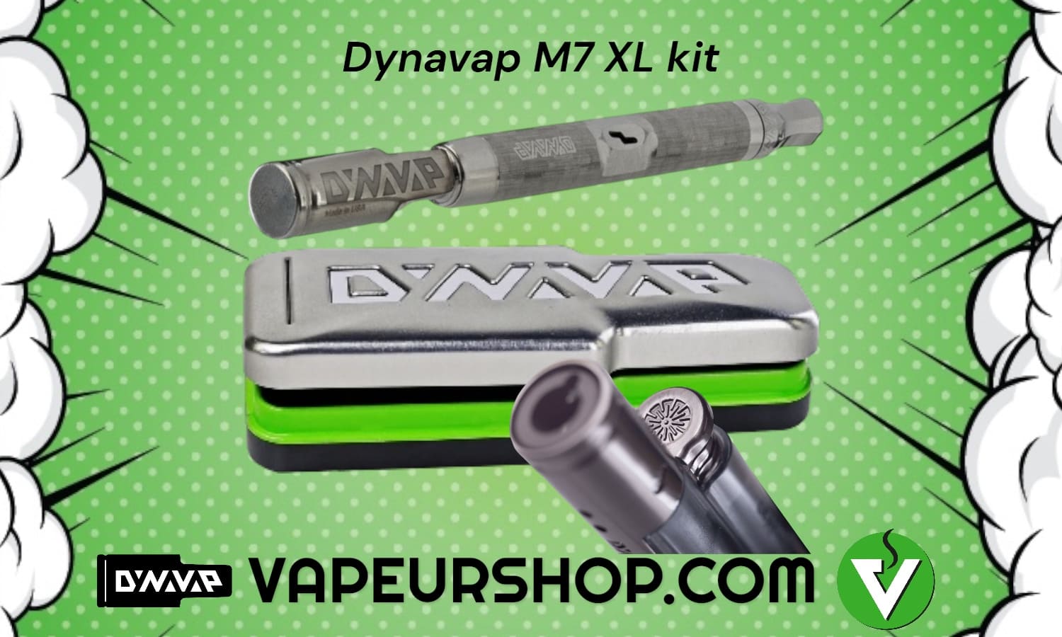Vapcap M7 XL vaporisateur Dynavap en acier inoxydable
