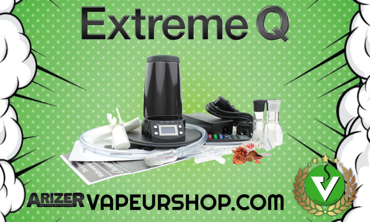 Arizer Extreme Q Vaporisateur de bureau hybride