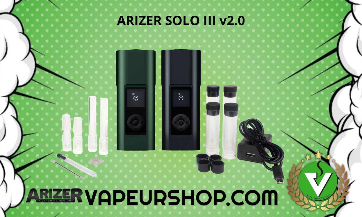 Arizer solo 3 V2.0 vaporisateur