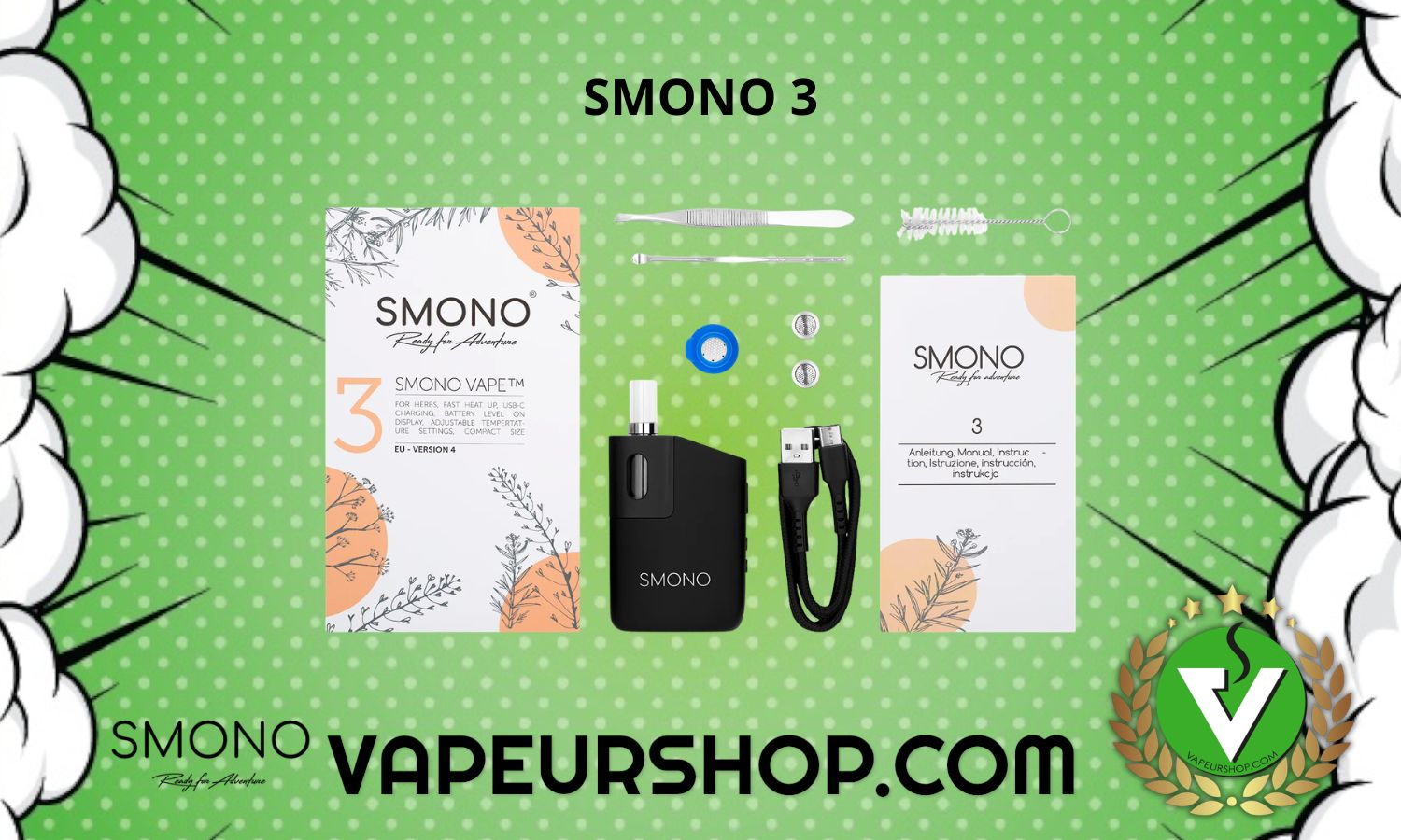 Smono 3 vaporisateur