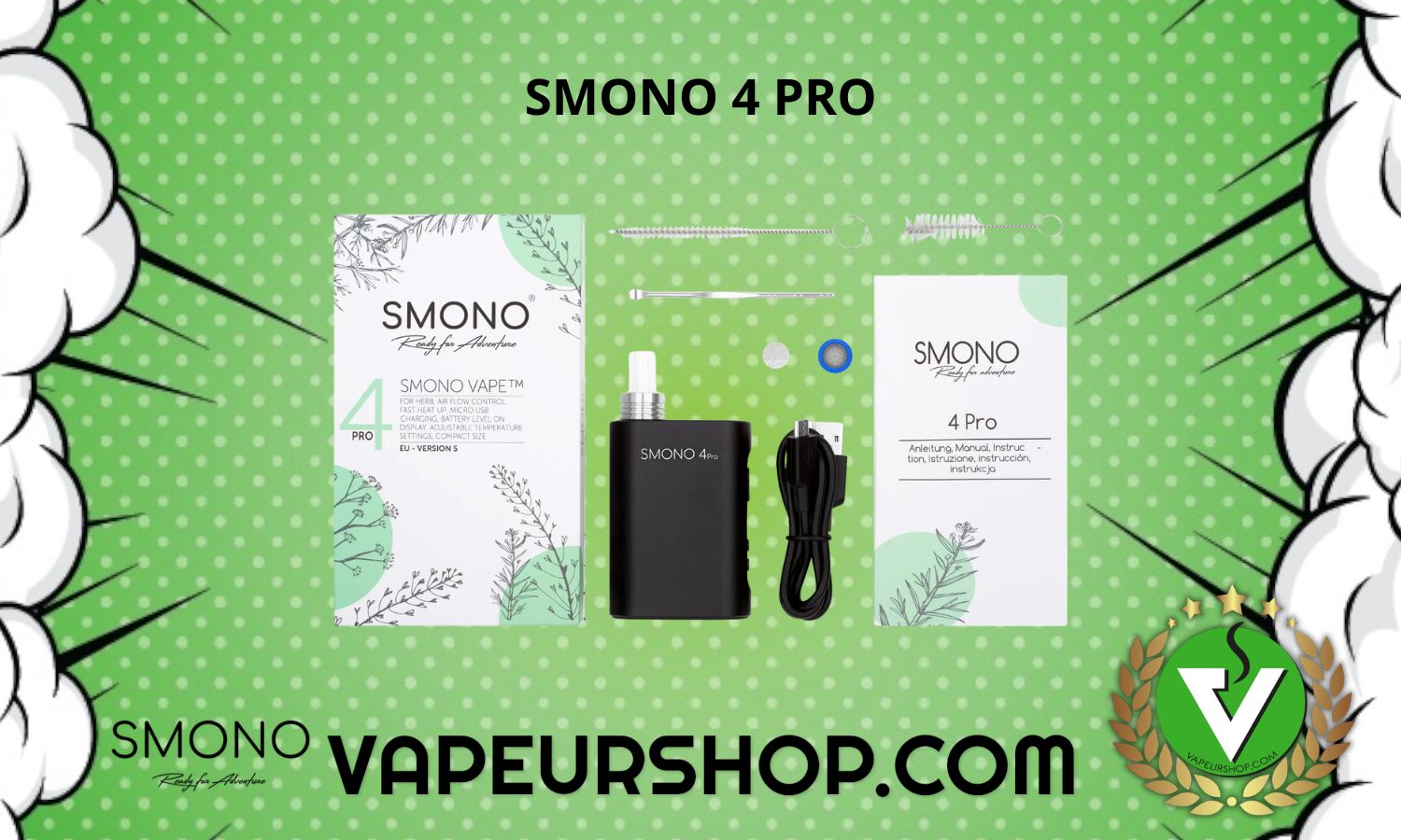 Smono 4 pro vaporisateur à convection