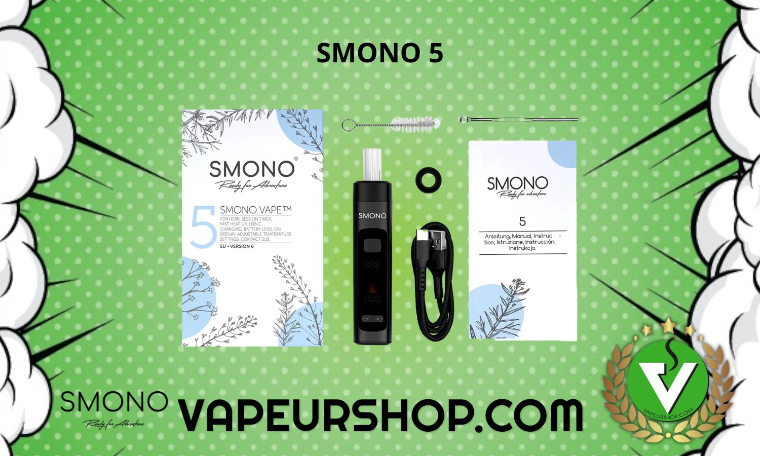 Smono 5 vaporisateur nomade